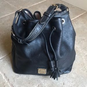 Dooney & Bourke Vintage Black Leather Purse